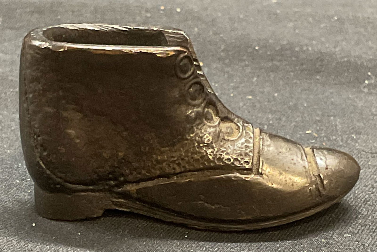 Antique Victorian Brass Boot Match Holder (1 of 6)