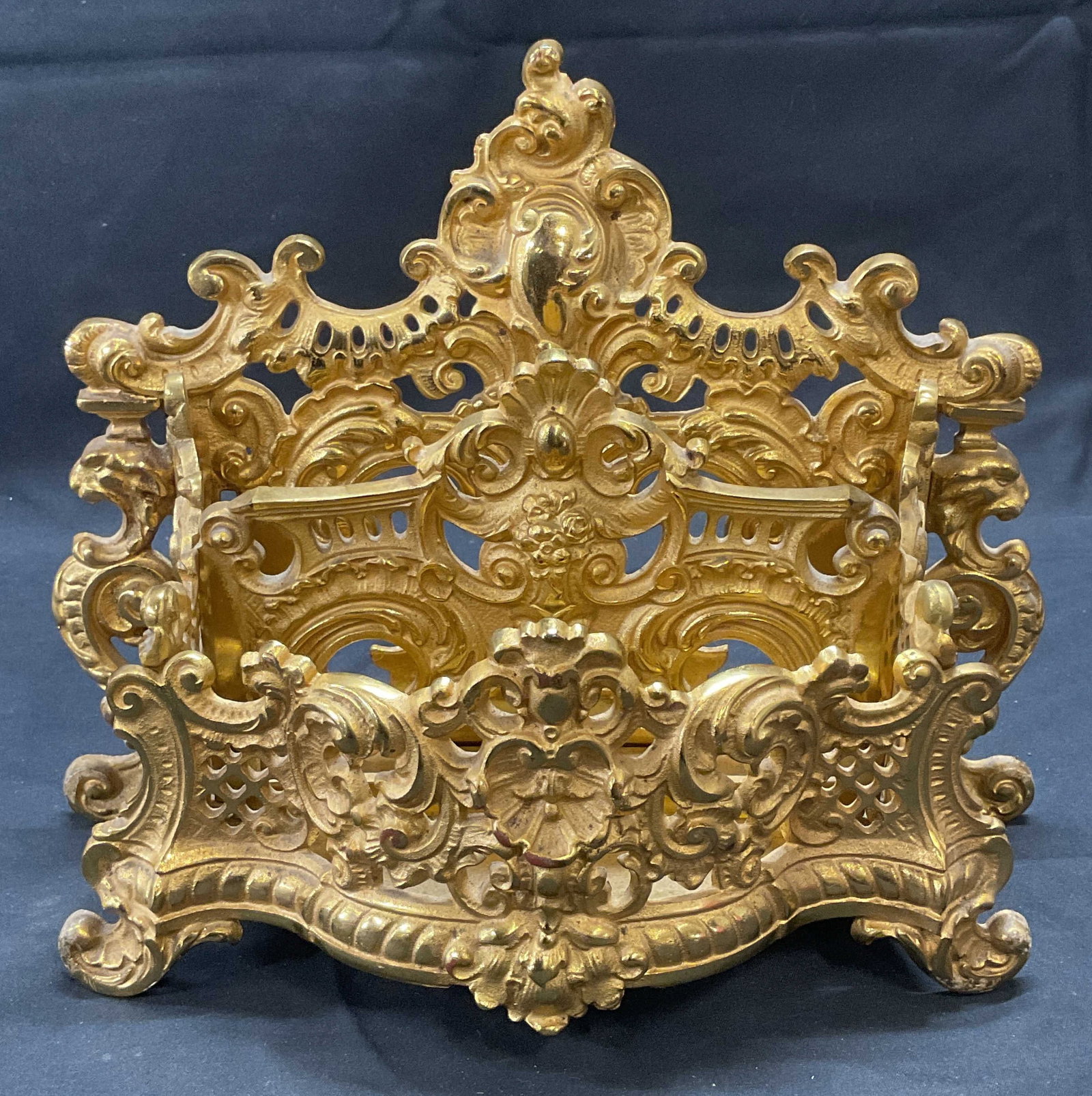 Antique Bradley & Hubbard Brass Letter Holder (1 of 8)