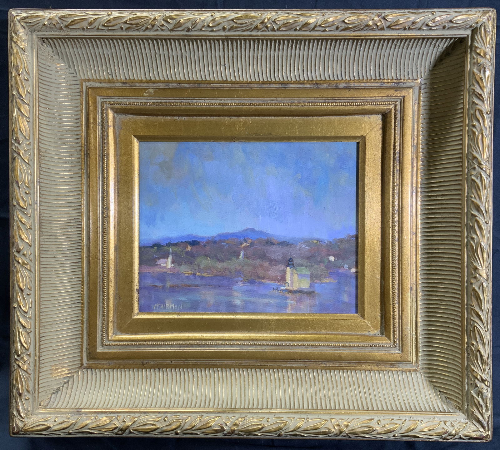 Marilyn Fairman Lighthouse on the Hudson Oil (1 of 11)