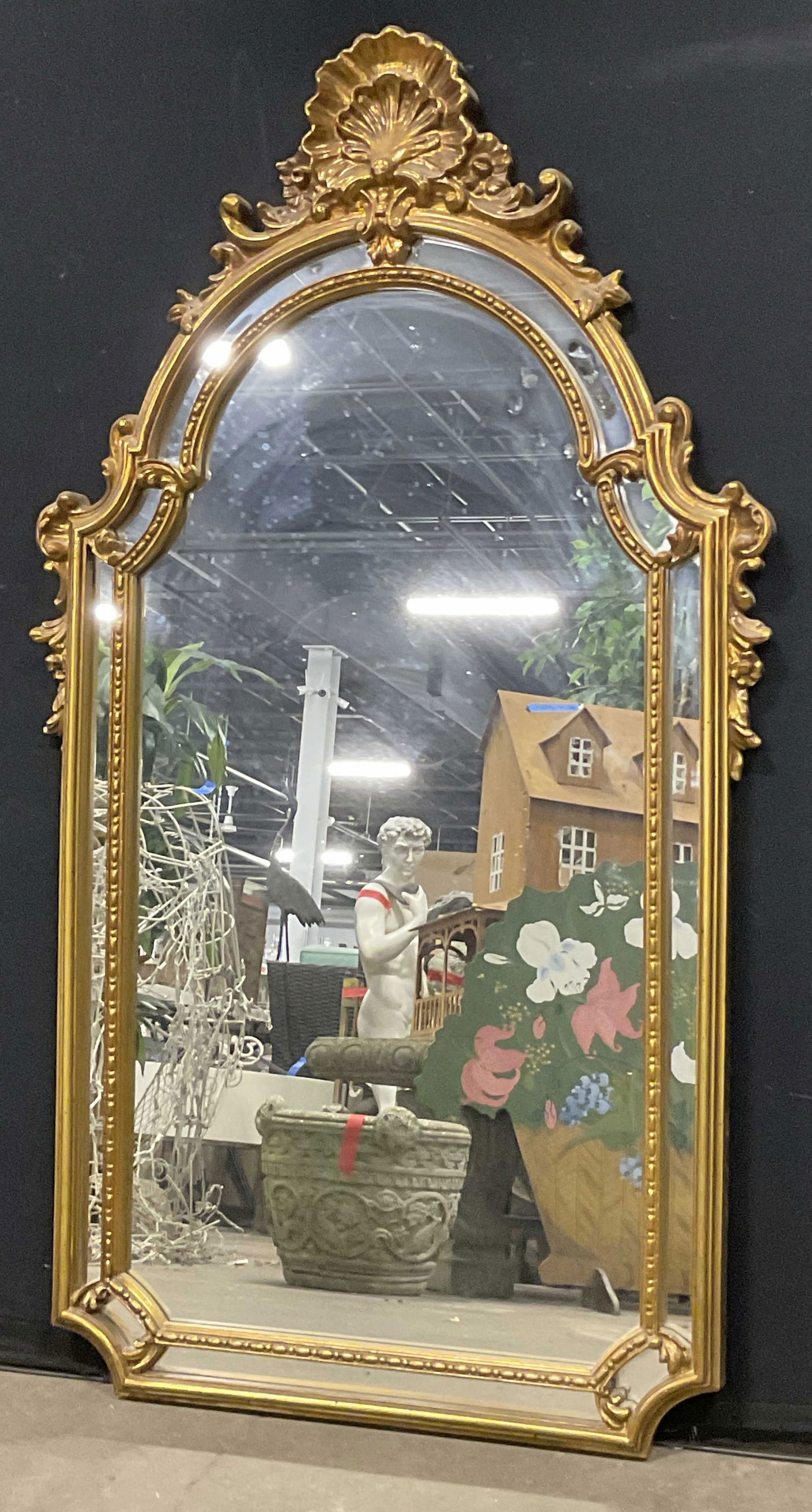 CAROLINA MIRROR COMPANY Gilt Wood Mirror USA (1 of 9)