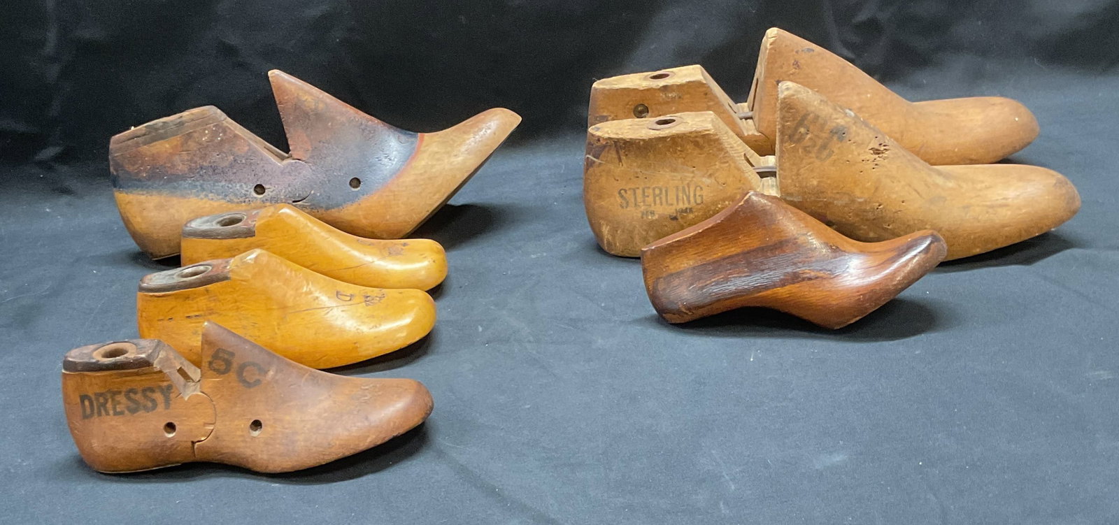 Group 7 Vntg Wooden Adult & Child Shoe Forms (1 of 13)