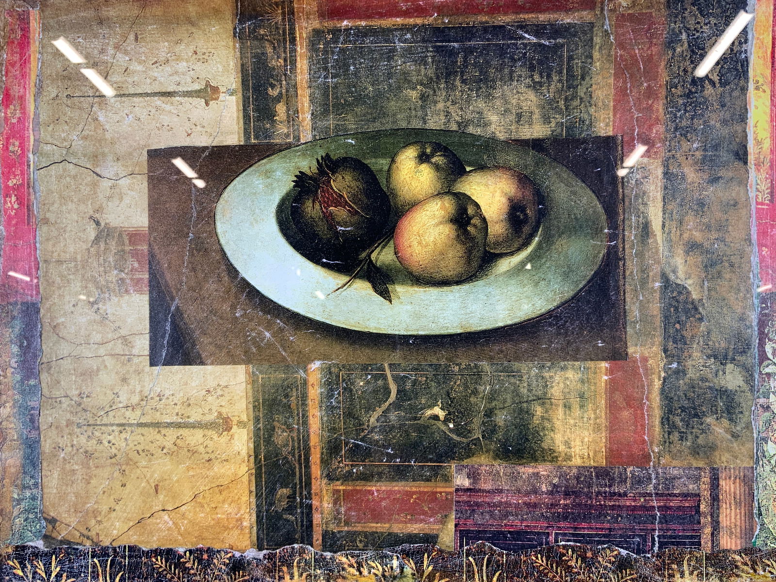 Framed & Sgnd Danielle Desplan Fresco on the Plate (1 of 10)