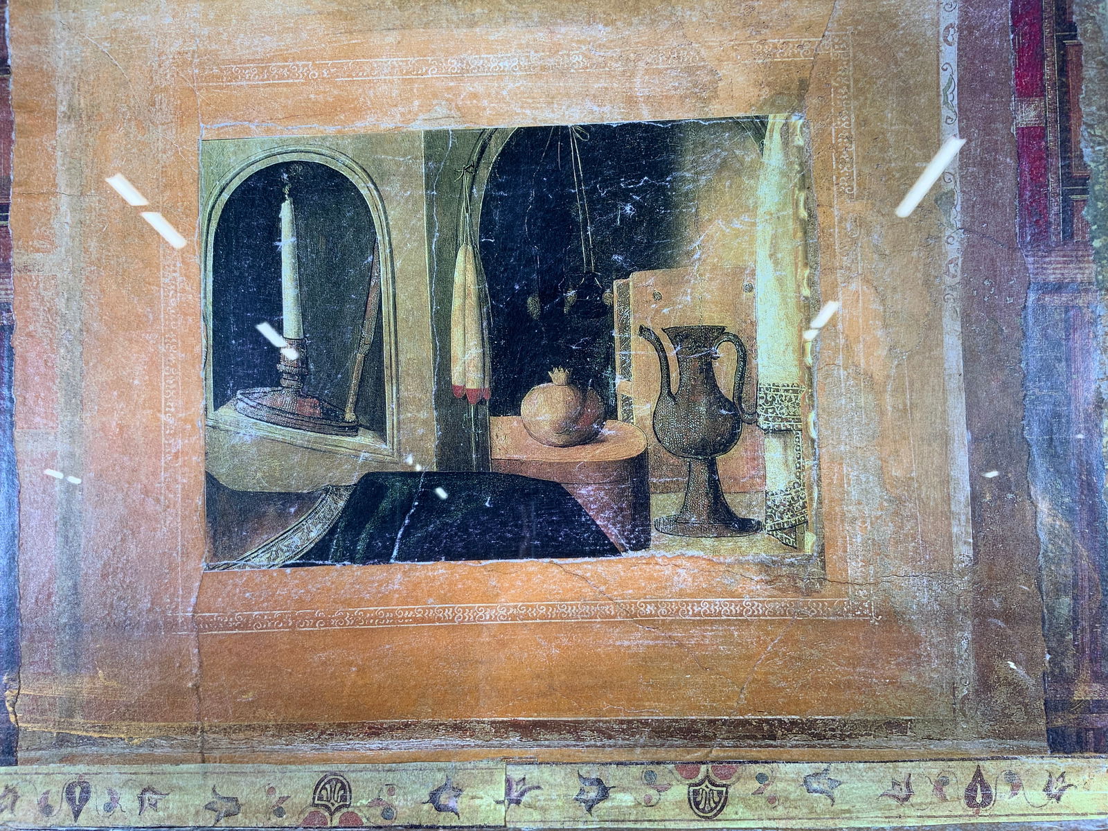 Framed & Sgnd Danielle Desplan Candle & Water Vase (1 of 11)