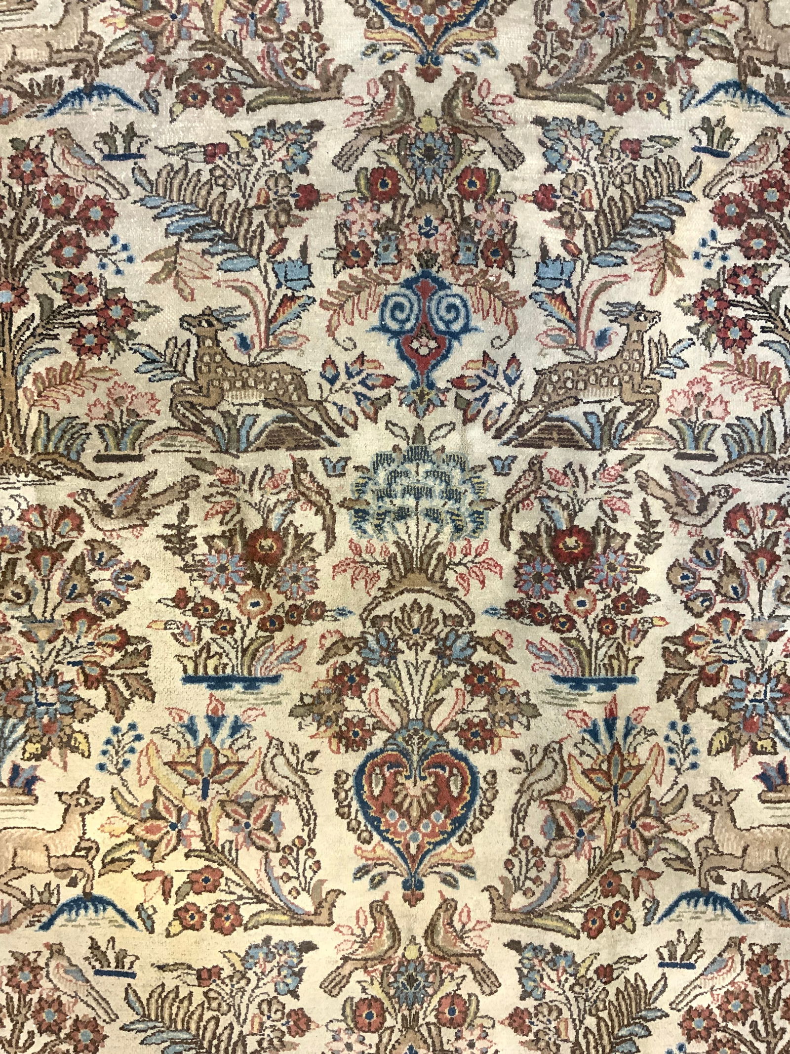 Antique Handmade Oriental Wool Area Rug (1 of 9)