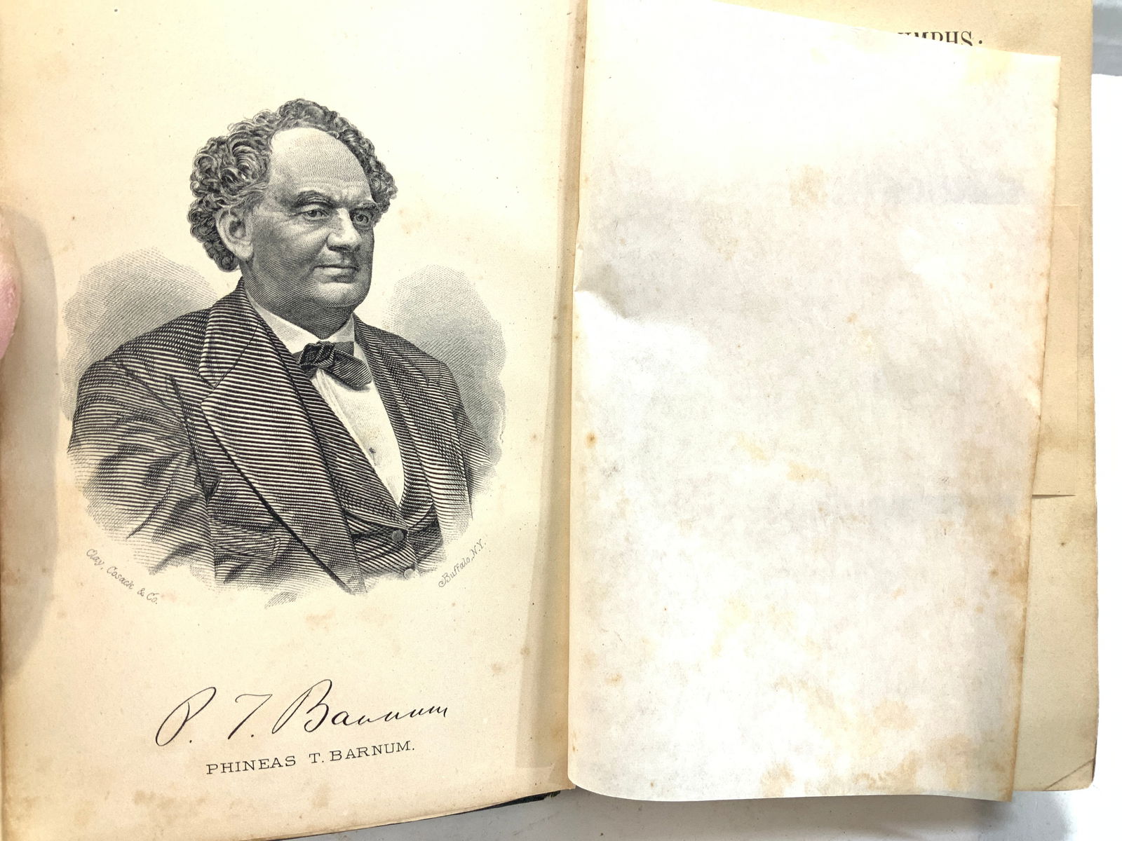 P.T. Barnum Struggles & Triumphs Sgn Book, 1878 (1 of 17)