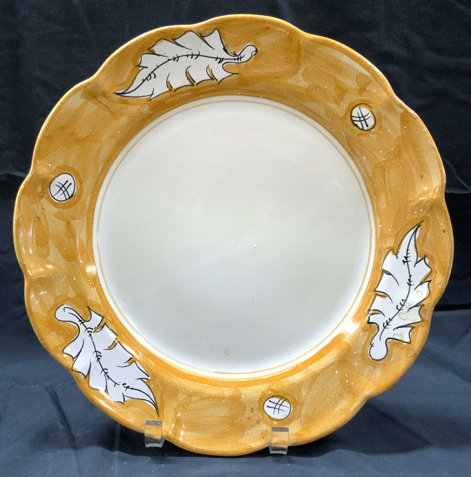 VIETRI Hand Painted Ceramic Serv Plate ITALY (1 of 8)