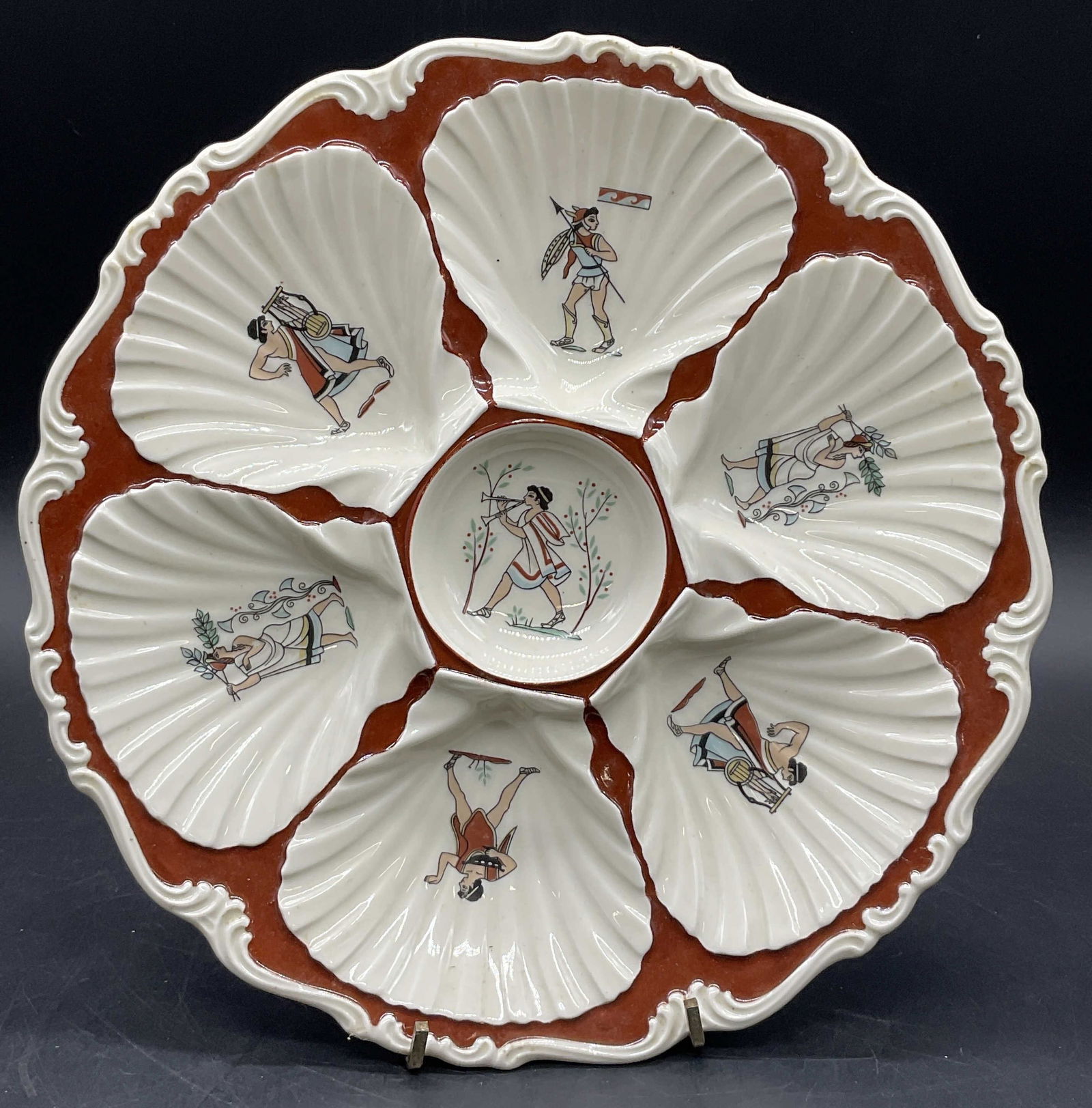 EDELSTEIN BAVARIA Vintage Figural Oyster Plate (1 of 9)