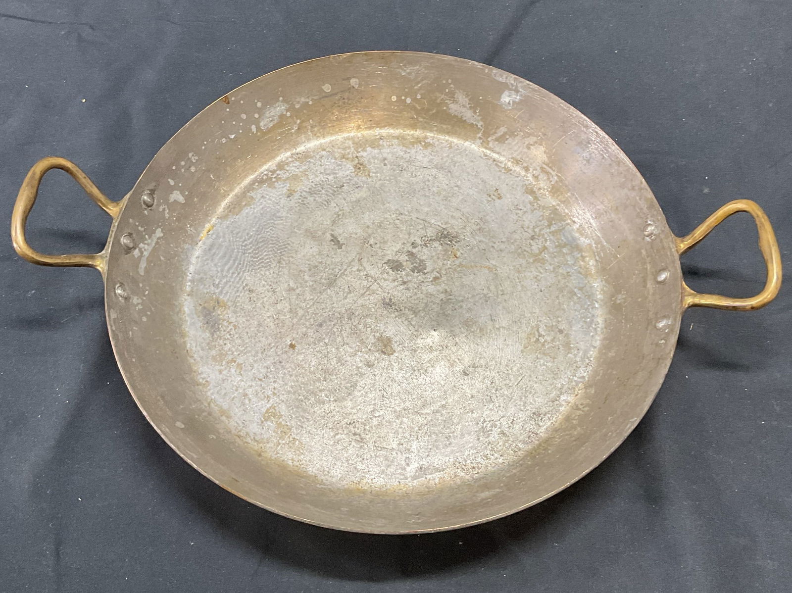 Vintage Copper Au Gratin Pan, France (1 of 7)