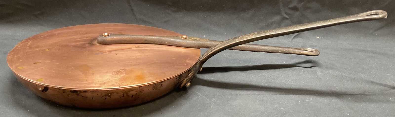 Vintage E Dehillerin Paris Copper Pan with Lid (1 of 6)