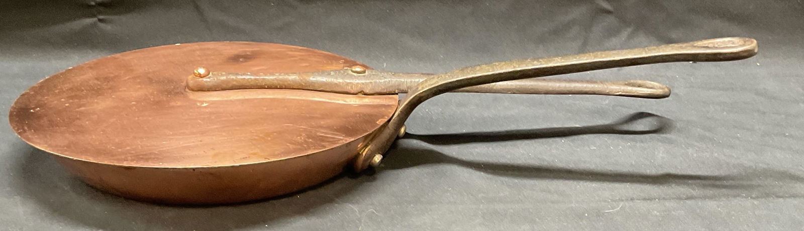 Vntg E Dehillerin Paris Copper Pan with Lid (1 of 6)