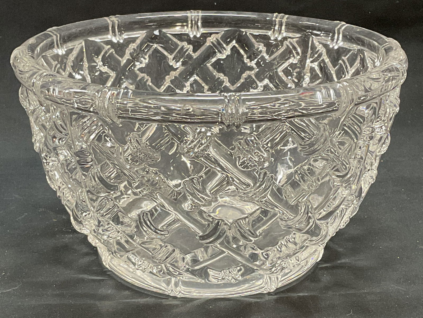 Tiffany & Co Bamboo Lattice Crystal Bowl (1 of 7)