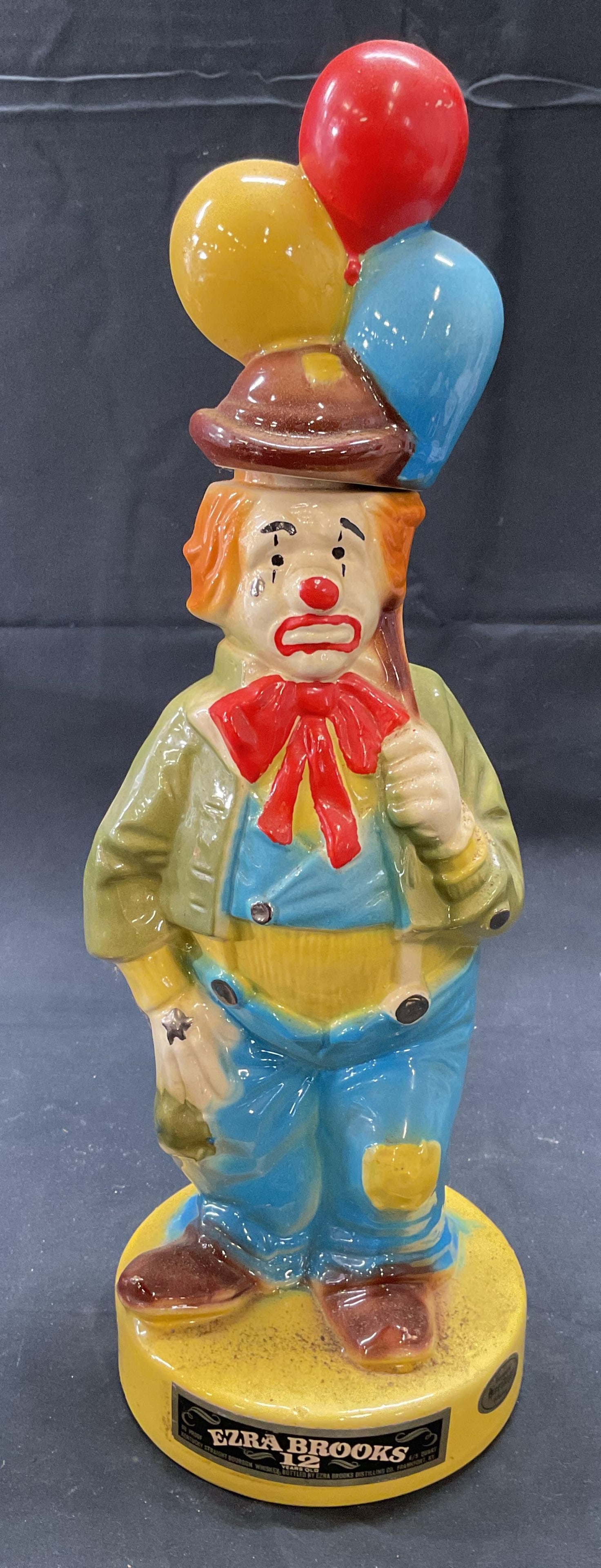 1973 Ezra Brooks Heritage China Clown Decanter (1 of 6)