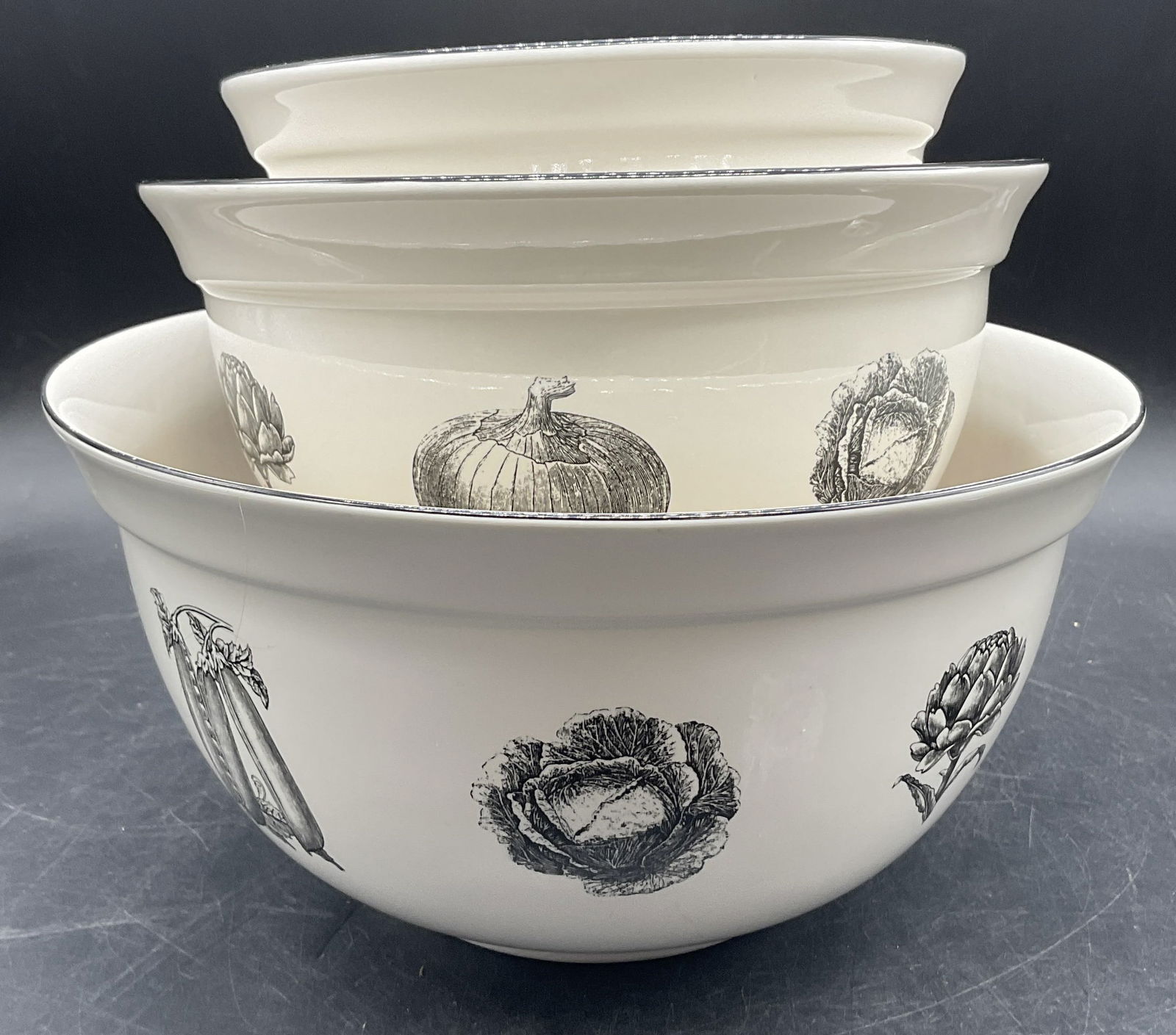 3 Pfaltzgraff USA Pat Farrel Farmers Market Bowls (1 of 10)
