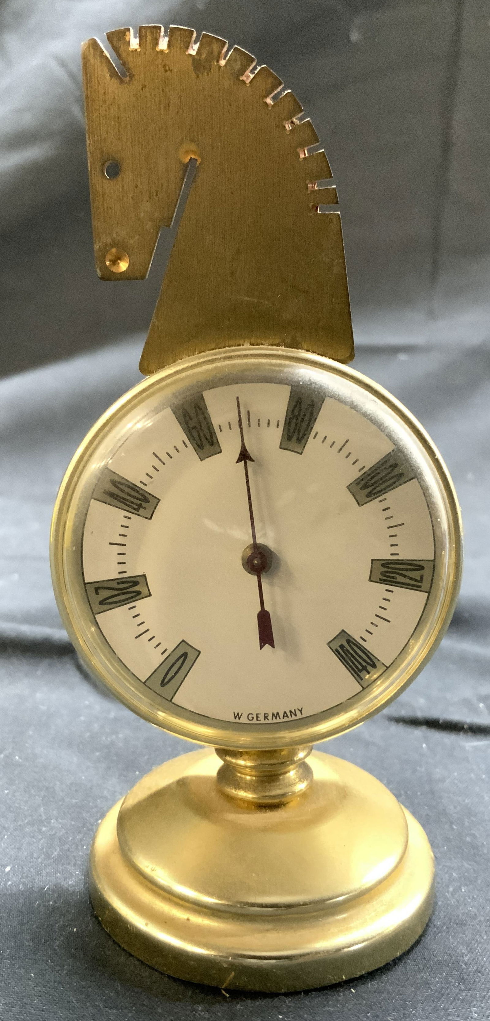 Mid Century German Horse Head Desktop Thermometer (1 of 6)