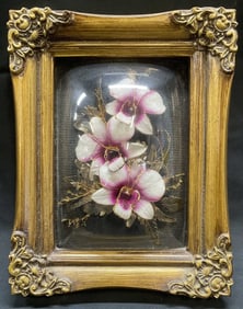 Natures Treasure 24k Gold Edged Orchid Display