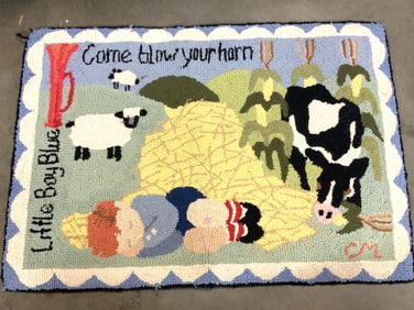 Claire Murray Hand Hooked Wool Rug