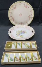 Lot 4 Vintage NORITAKE Porcelain Plate, More
