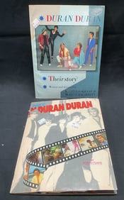 Lot 2 Vintage Duran Duran Books, Illustr 1982-84