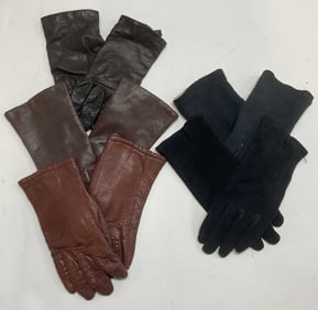 5 Leather & Suede Gloves, Echo, Portolano Italy+