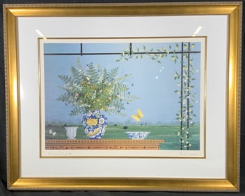 Signed & Framed Paolo Galan Old Country Lithograph