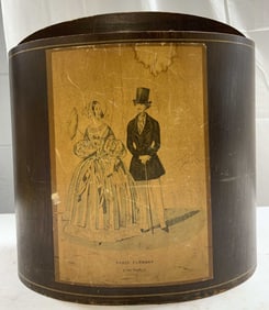 Vntg VICTORIAN GODEY BORDEAU Bin