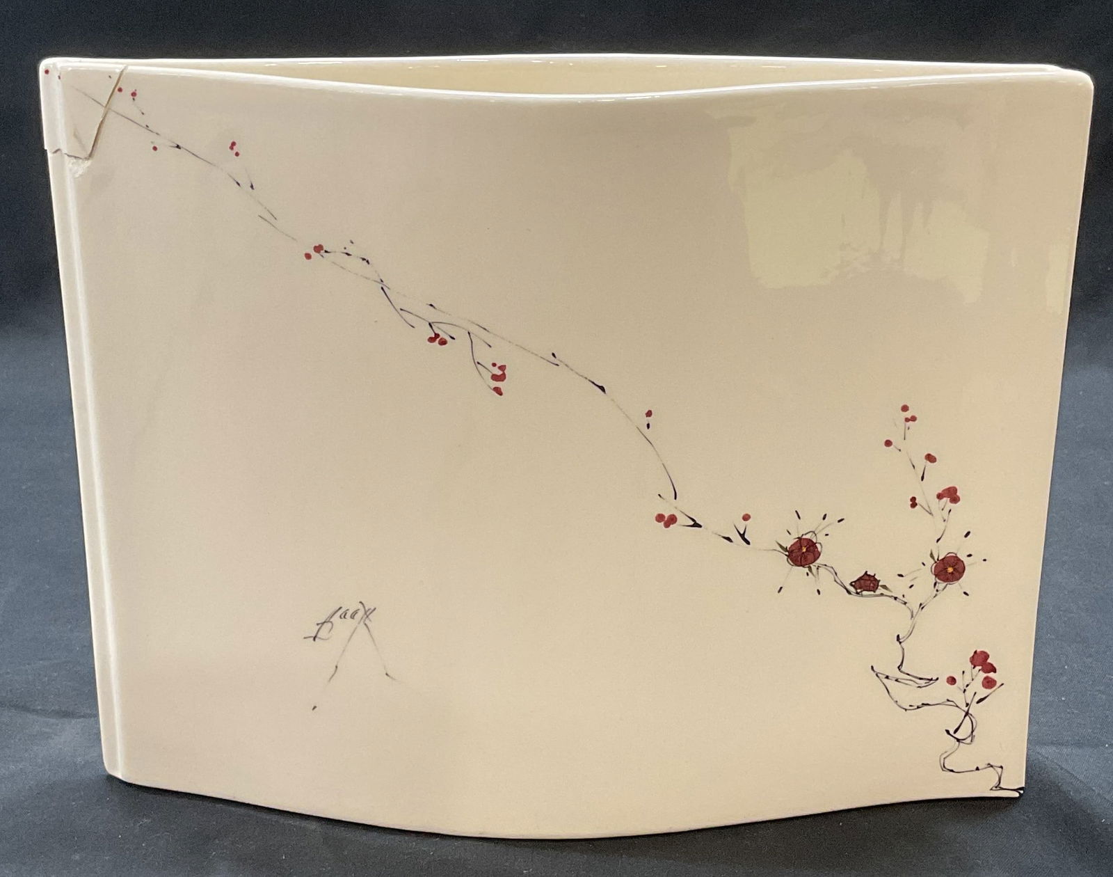 Vintage Baatz Ceramic Hand Painted Vase (1 of 6)