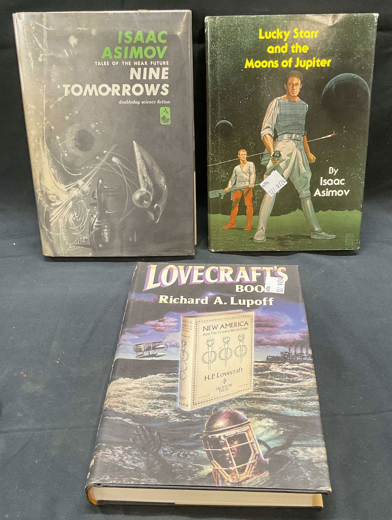 Lot 3 Vintage Science Fiction Books, Isaac Asimov (1 of 6)