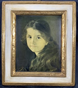 Schauss Portrait of Gretel Litho Ceramic Plaque