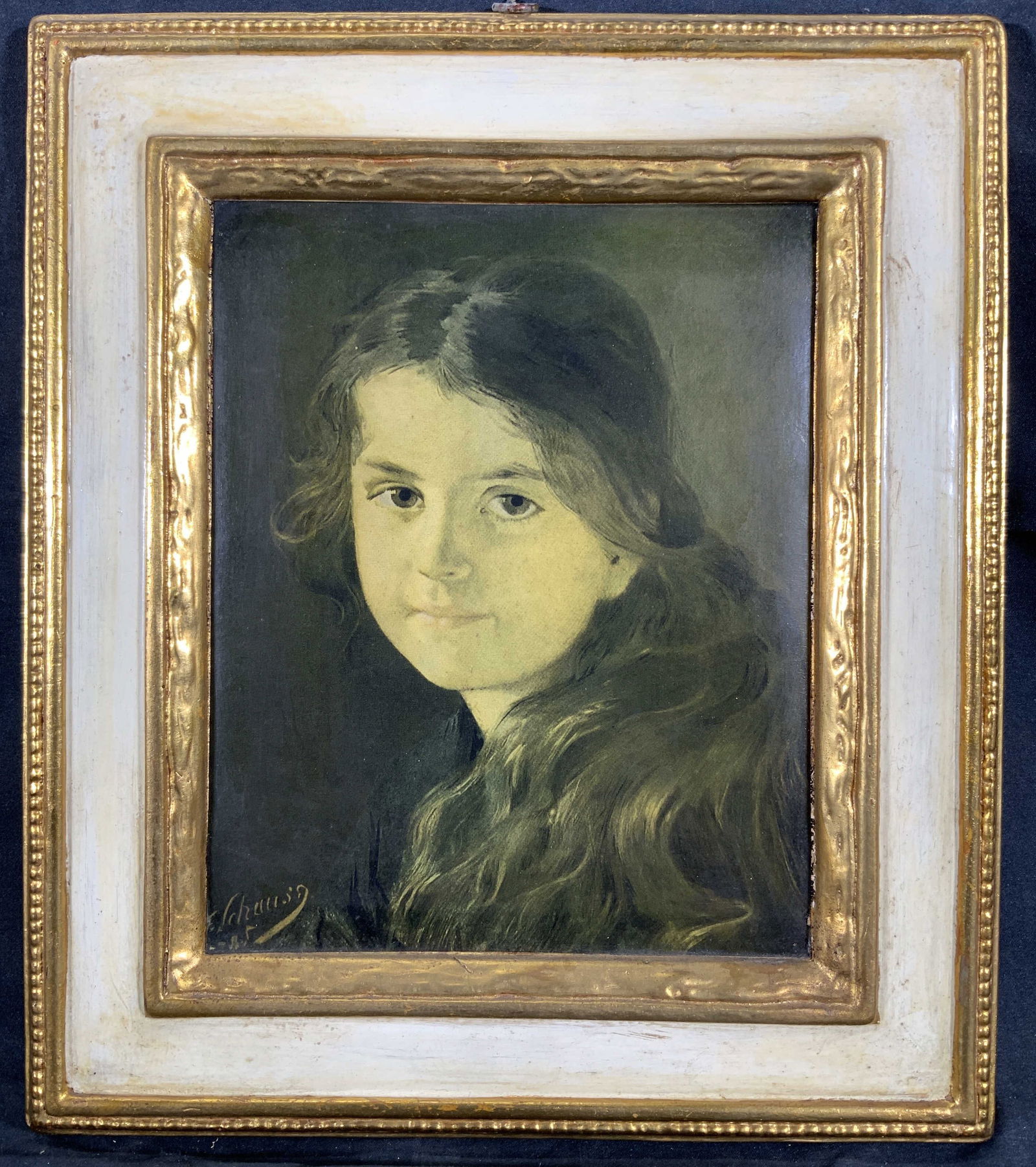 Schauss Portrait of Gretel Litho Ceramic Plaque (1 of 7)