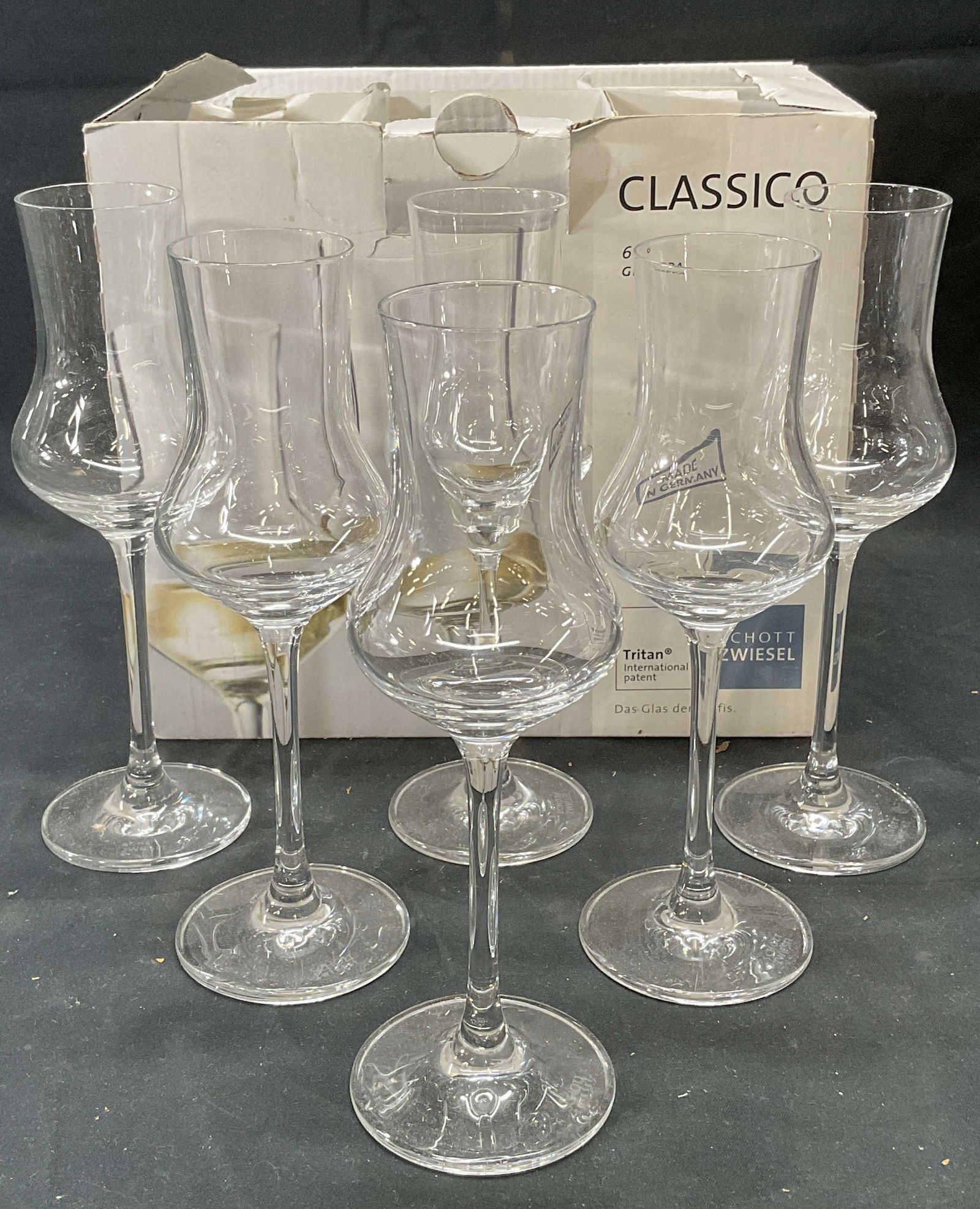 Set 6 Schott Zwiesel Grappa Glasses in Box Germany (1 of 6)