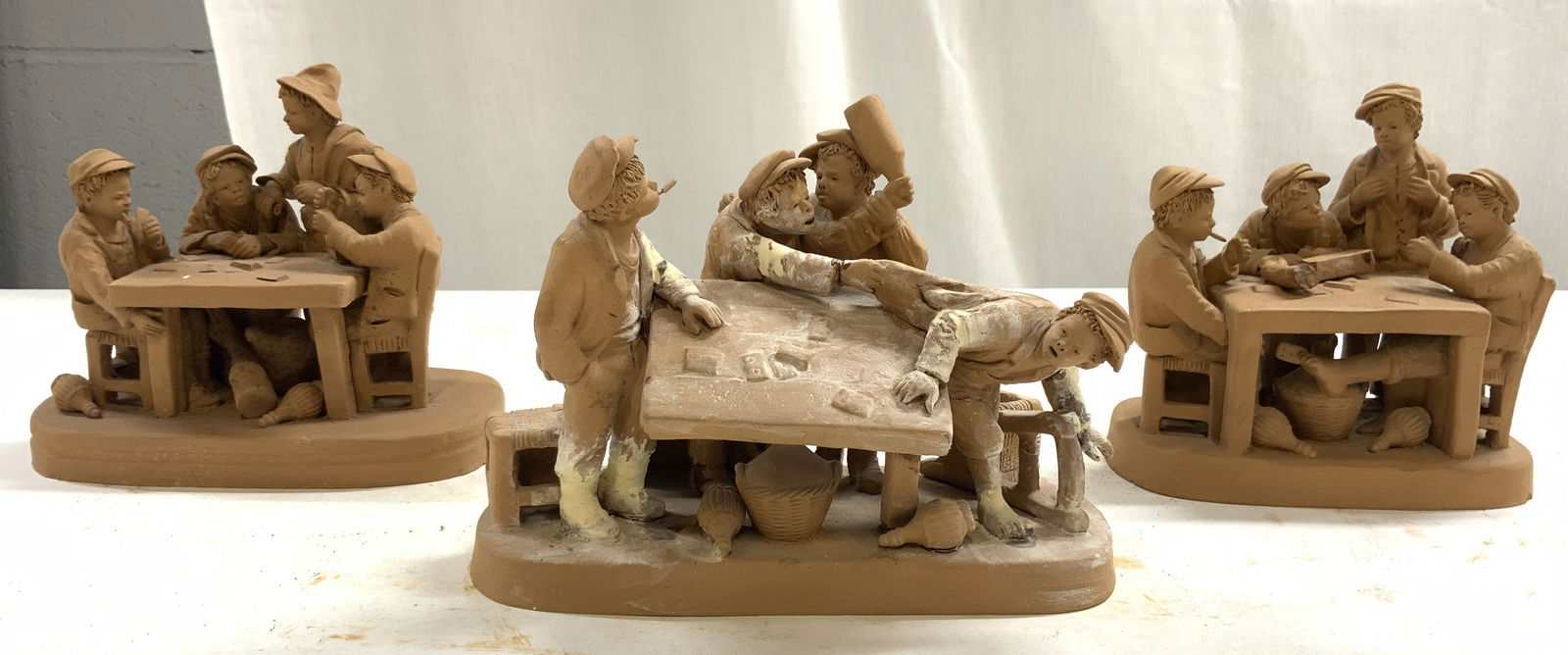 GRASSO RIPOSTO Lot 3 Ceramic Figural Sculptures (1 of 10)