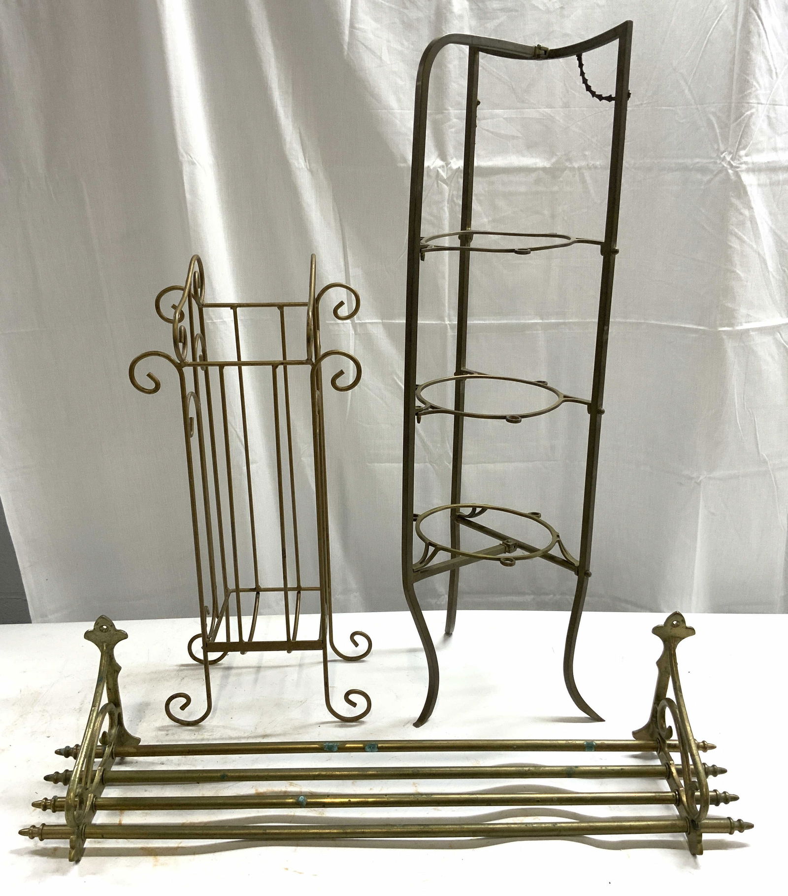 Lot 3 Gilt Metal Home Decor Accessories (1 of 8)
