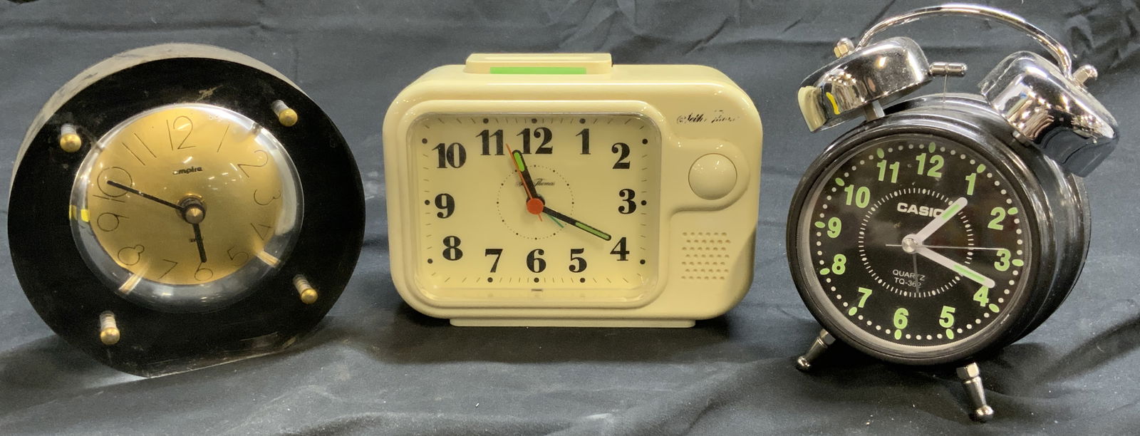 Lot 3 Assorted Alarm Clocks SETH THOMAS & MORE (1 of 6)