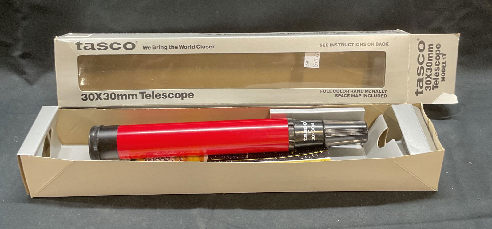 Vintage Tasco 30 x 30 mm Telescope with Box (1 of 7)