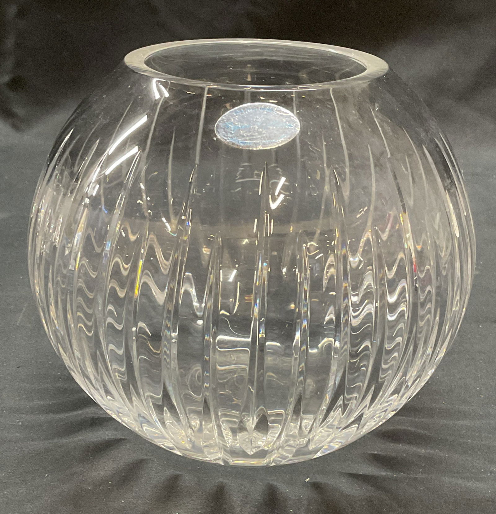 Vintage Rogaska Cut Crystal Rose Bowl Vase (1 of 7)