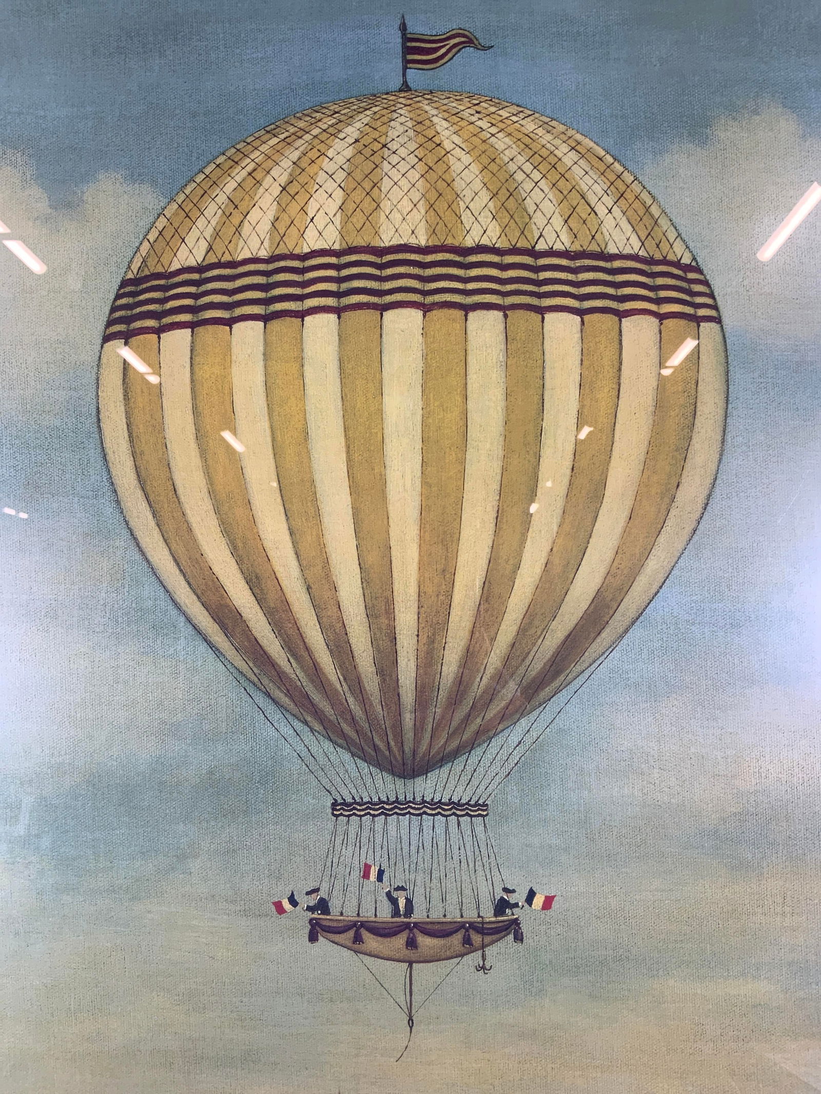 The Flight of Charles Lacquehay Framed Lithograph (1 of 9)