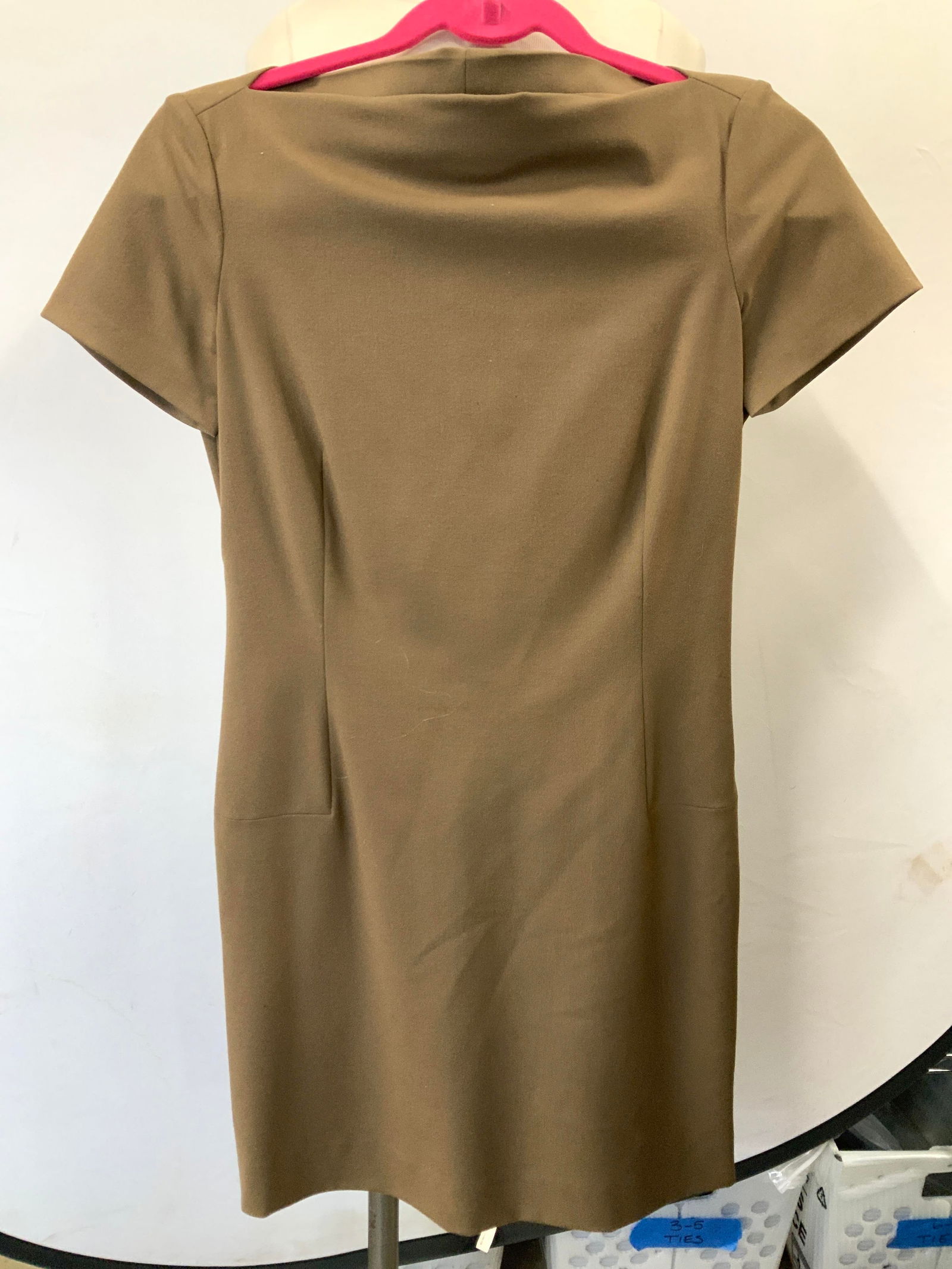 2 Jil Sander Wool Dress w Leather Belt, Italy (1 of 9)