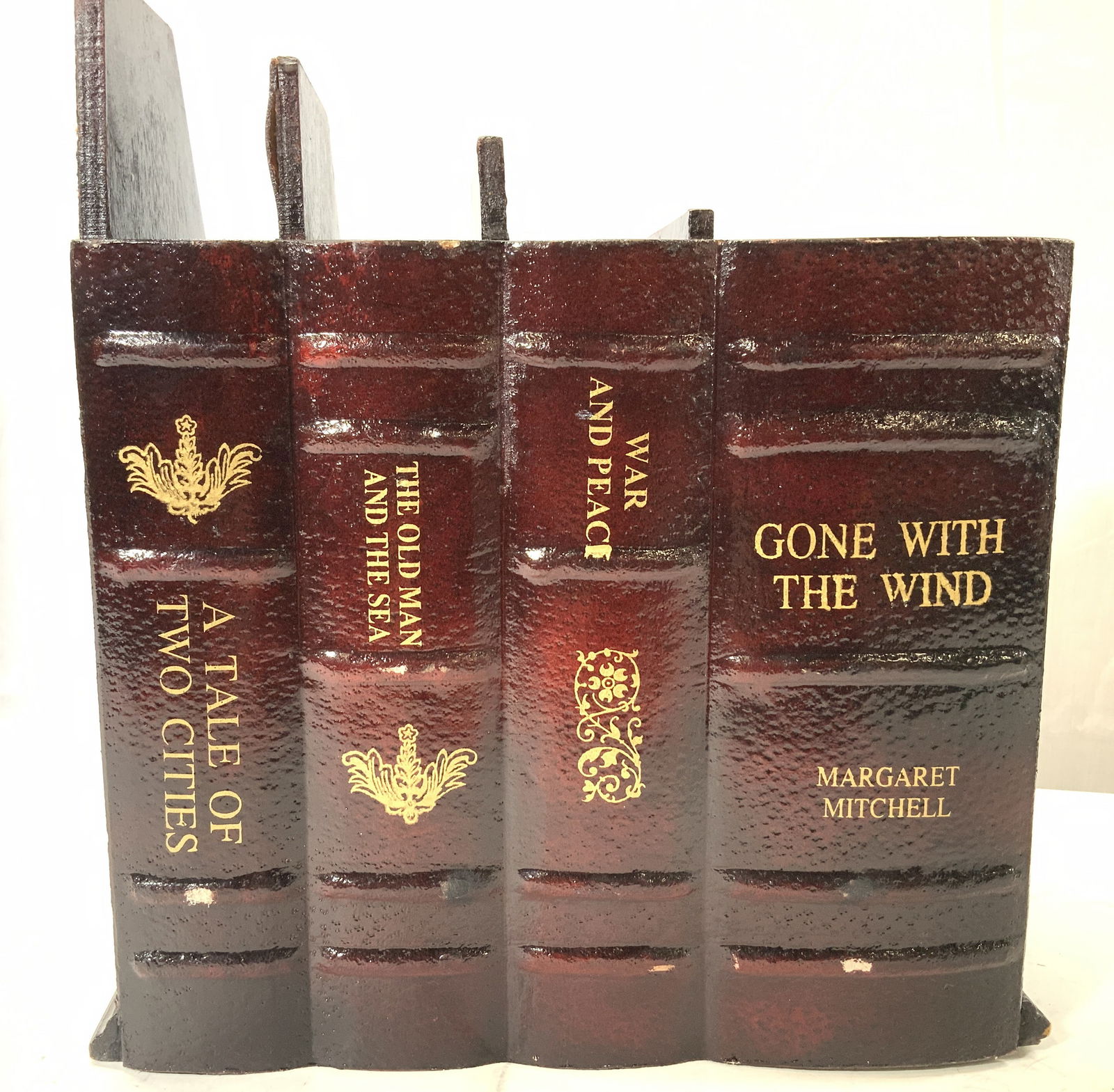 Wooden Book Magazine Tabletop Stand (1 of 6)