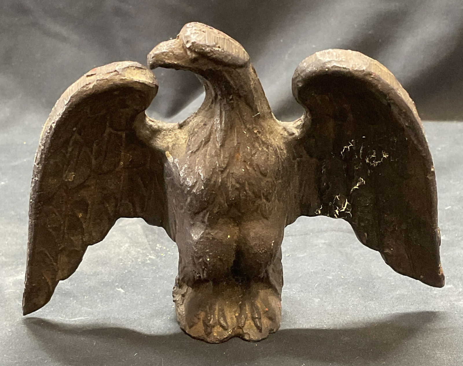 Vintage Cast Iron Eagle Motif Finial (1 of 7)