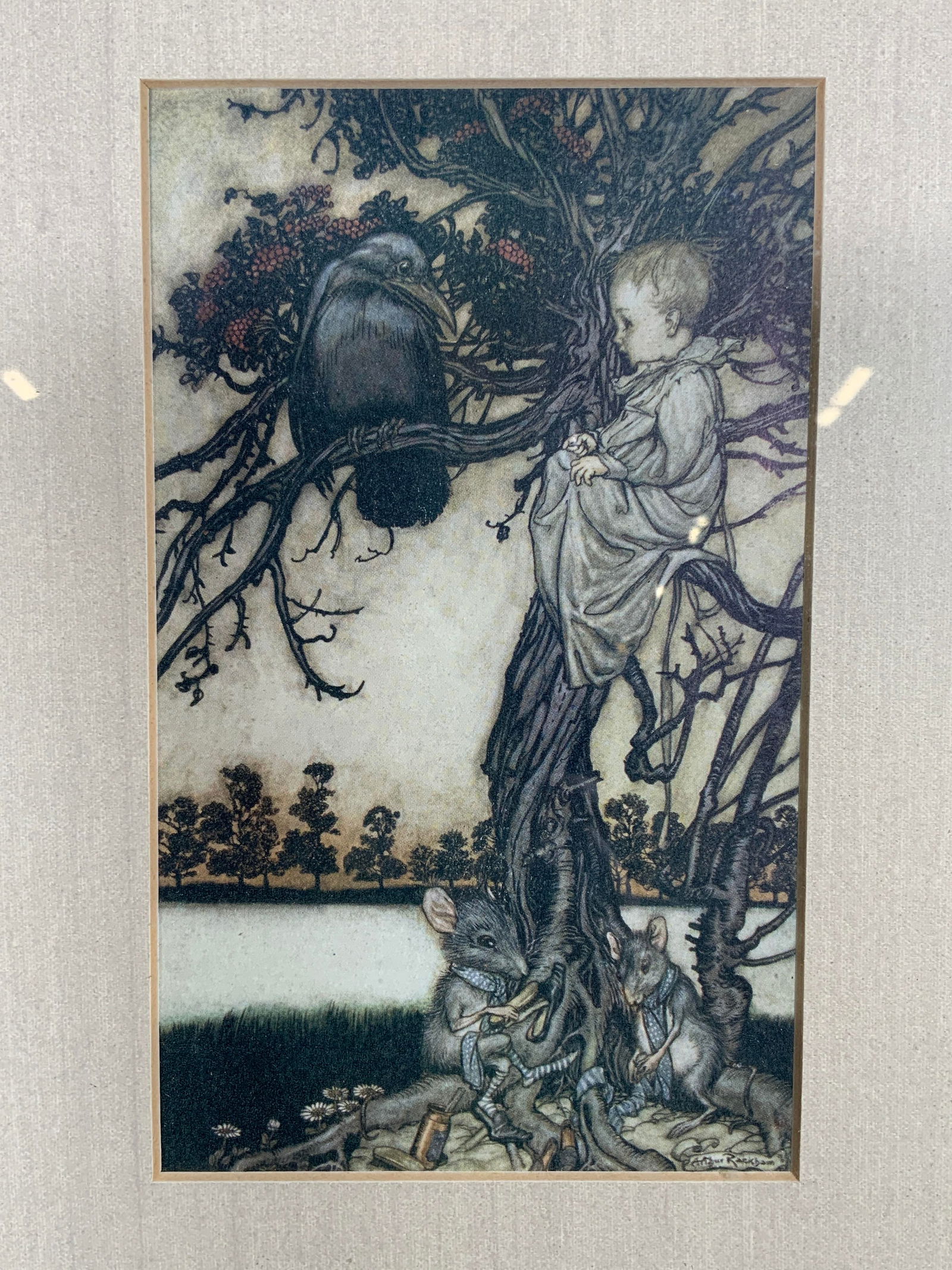 After Arthur Rackham Peter Pan the Raven Litho (1 of 8)