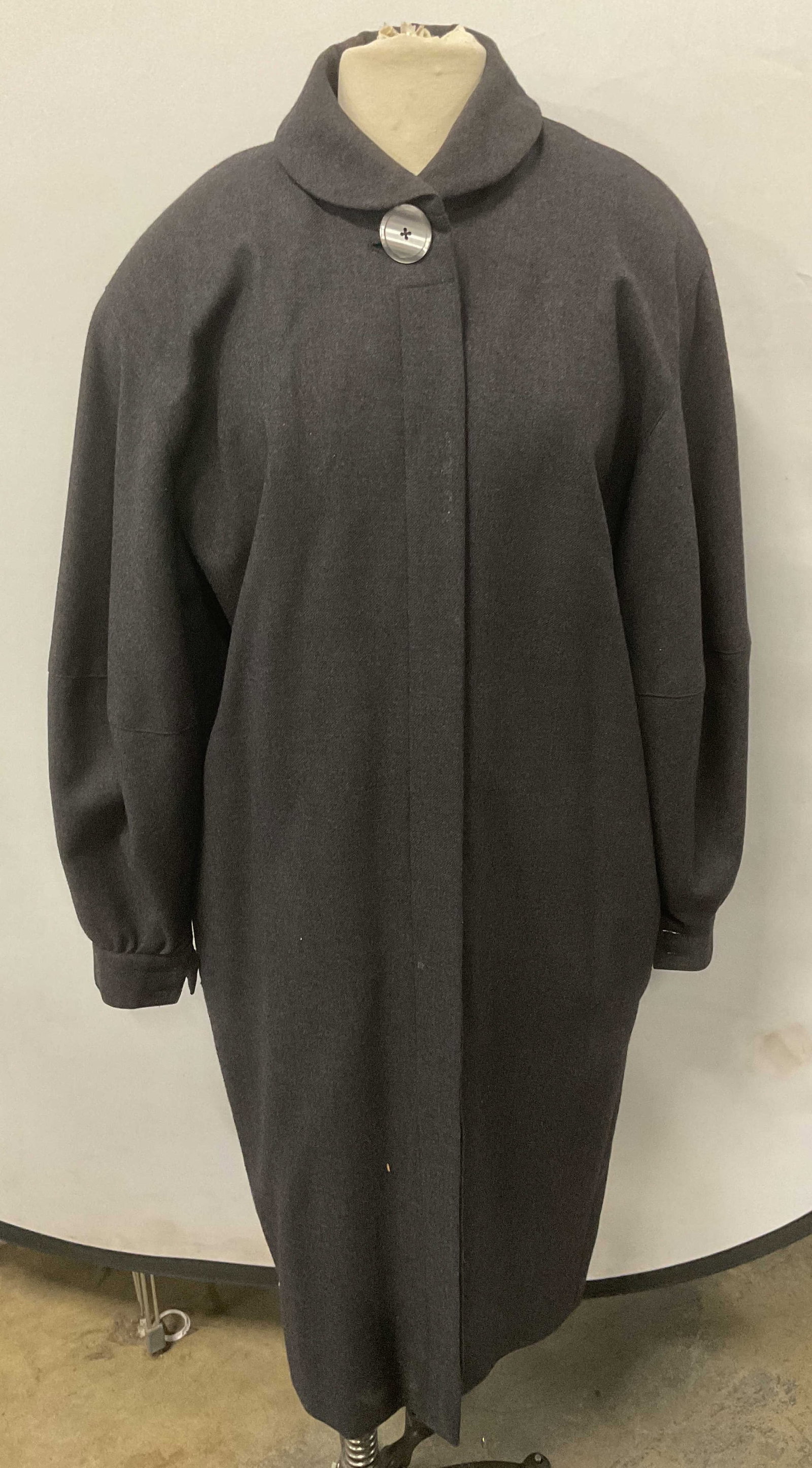 Vintage Searle Blatt Grey Wool Coat (1 of 9)