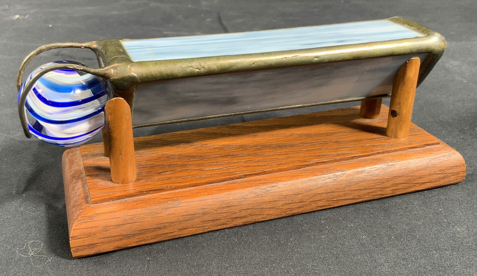 Vintage Stained Glass Kaleidoscope Marble Prism (1 of 8)