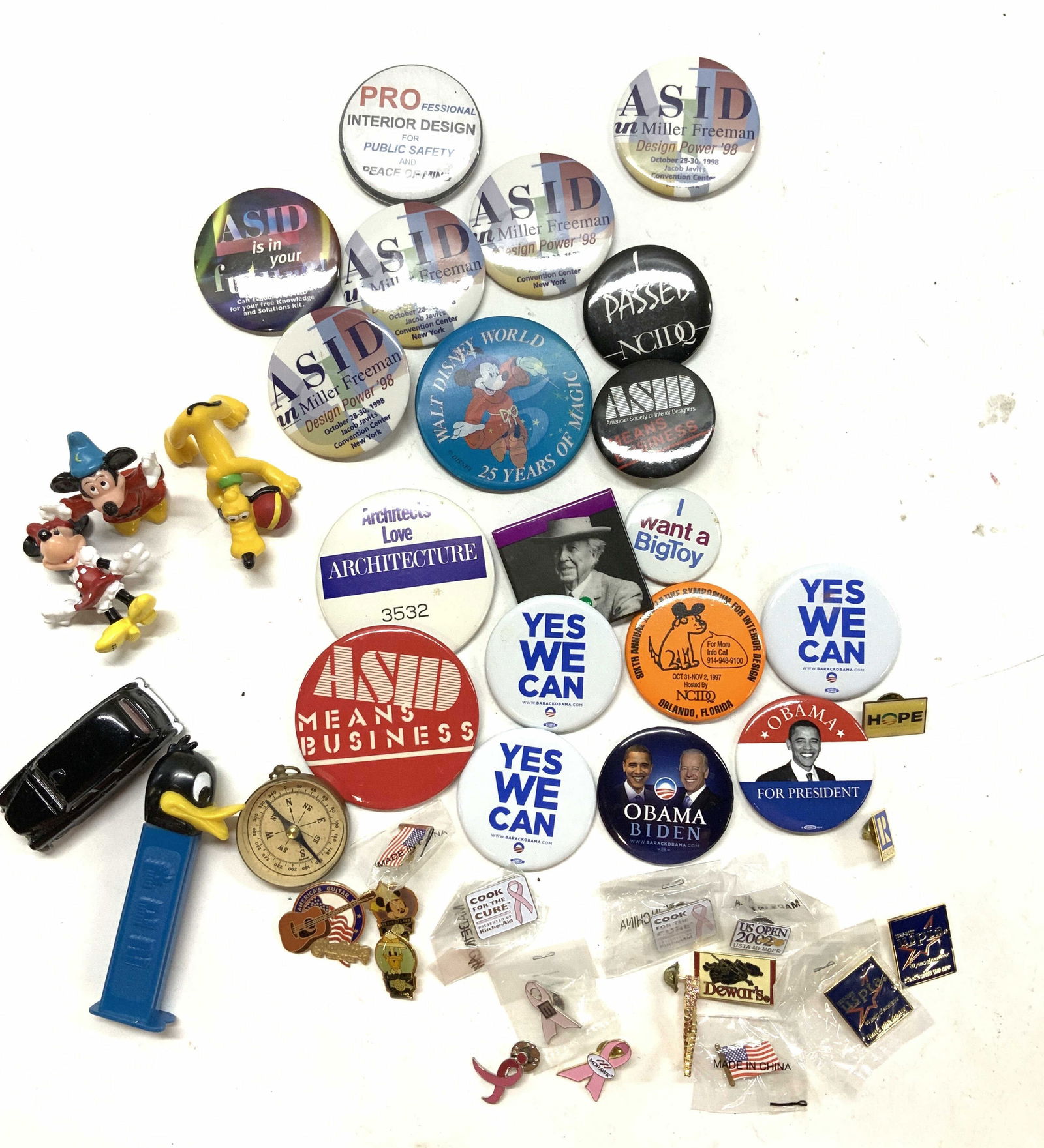 Disney Toys, ASID/Political Button Pins +, 42 (1 of 9)