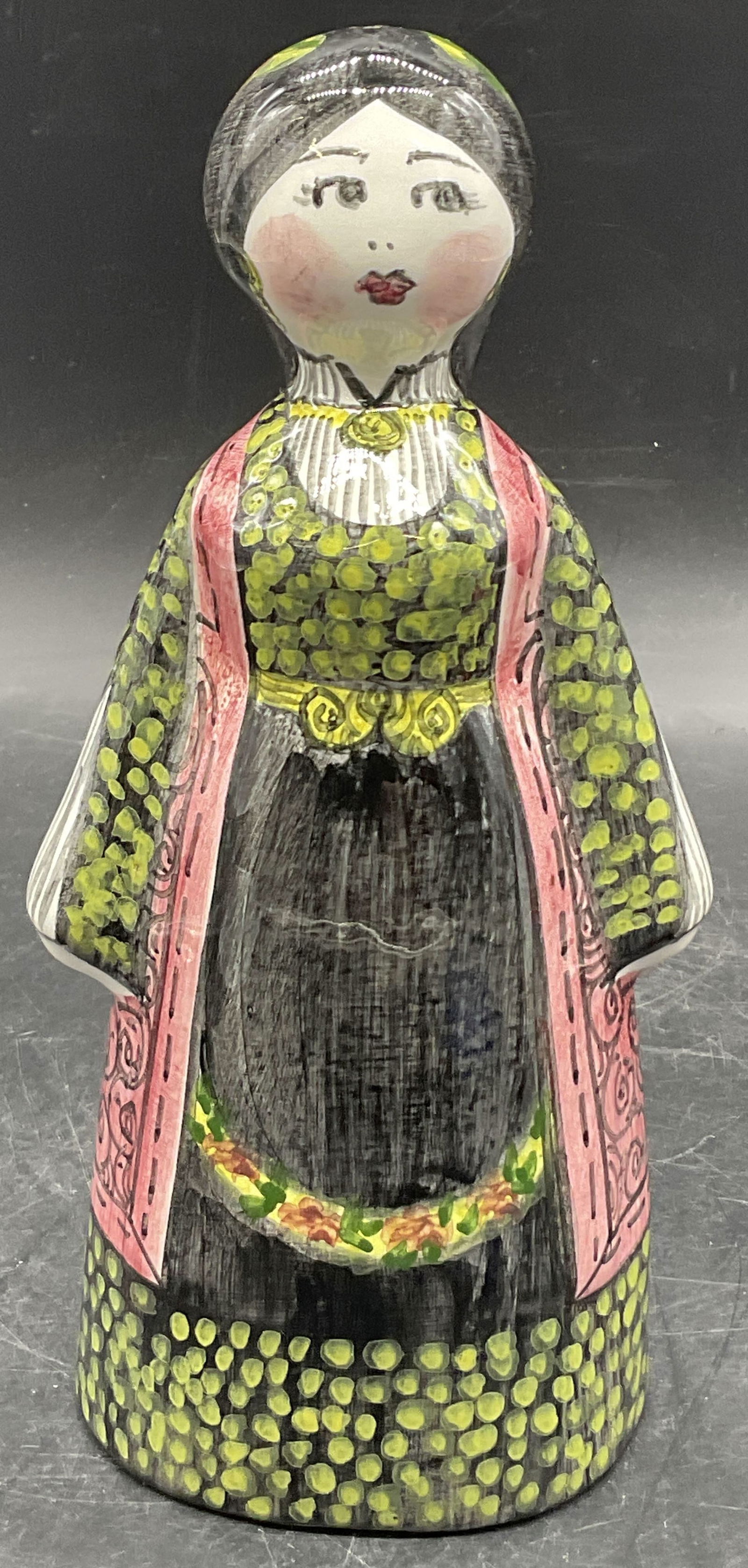 EPIRUS Signed Hand Painted Ceramic Female Figural (1 of 7)