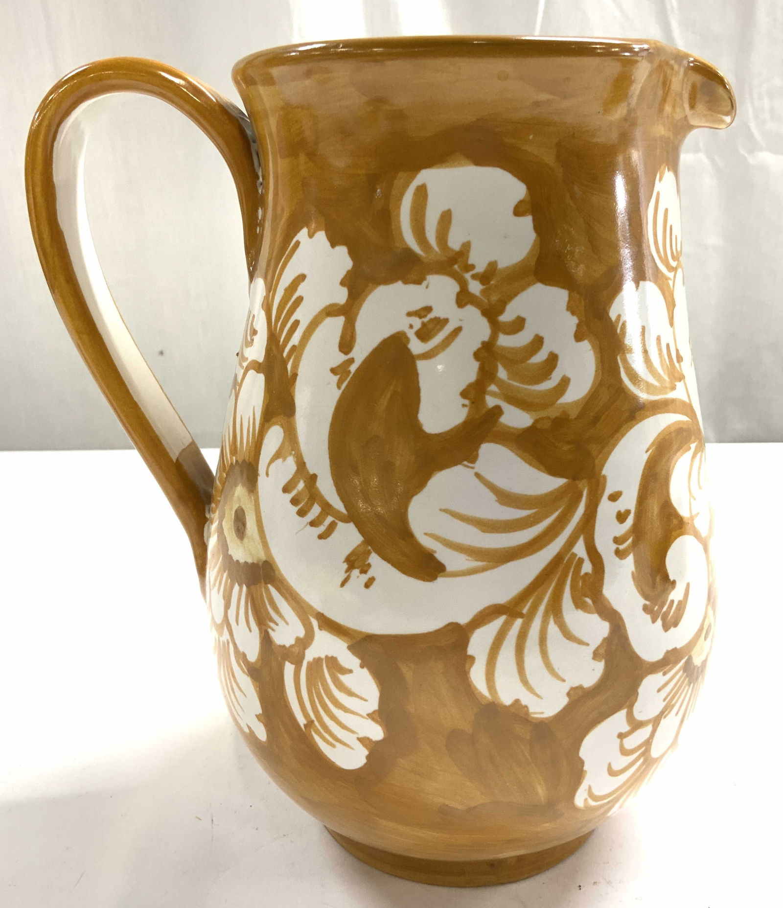 DIPINTO A MANO Italian Ceramic Pitcher (1 of 8)