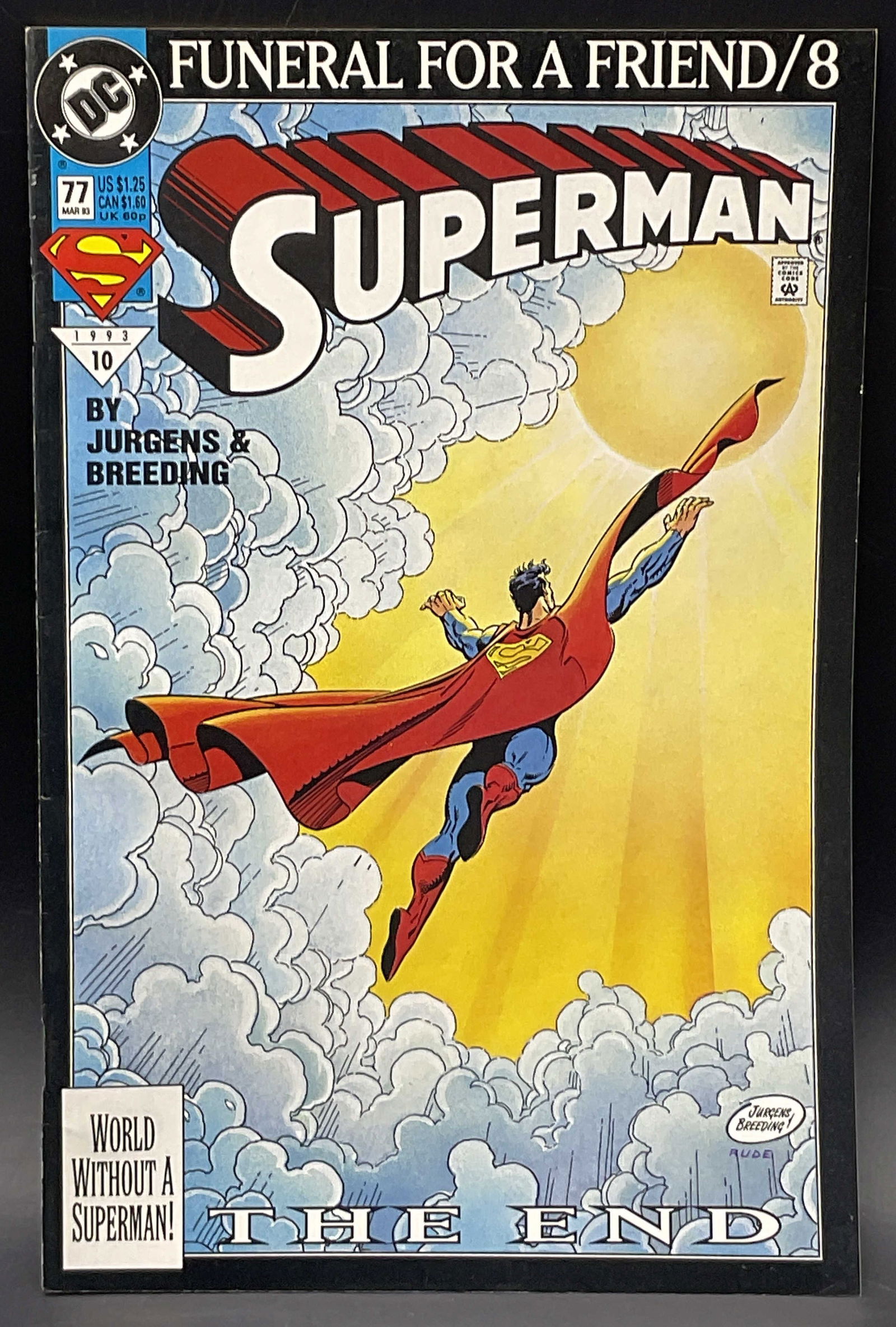 DC Comics SUPERMAN #77 1993 Funeral For A Friend (1 of 10)