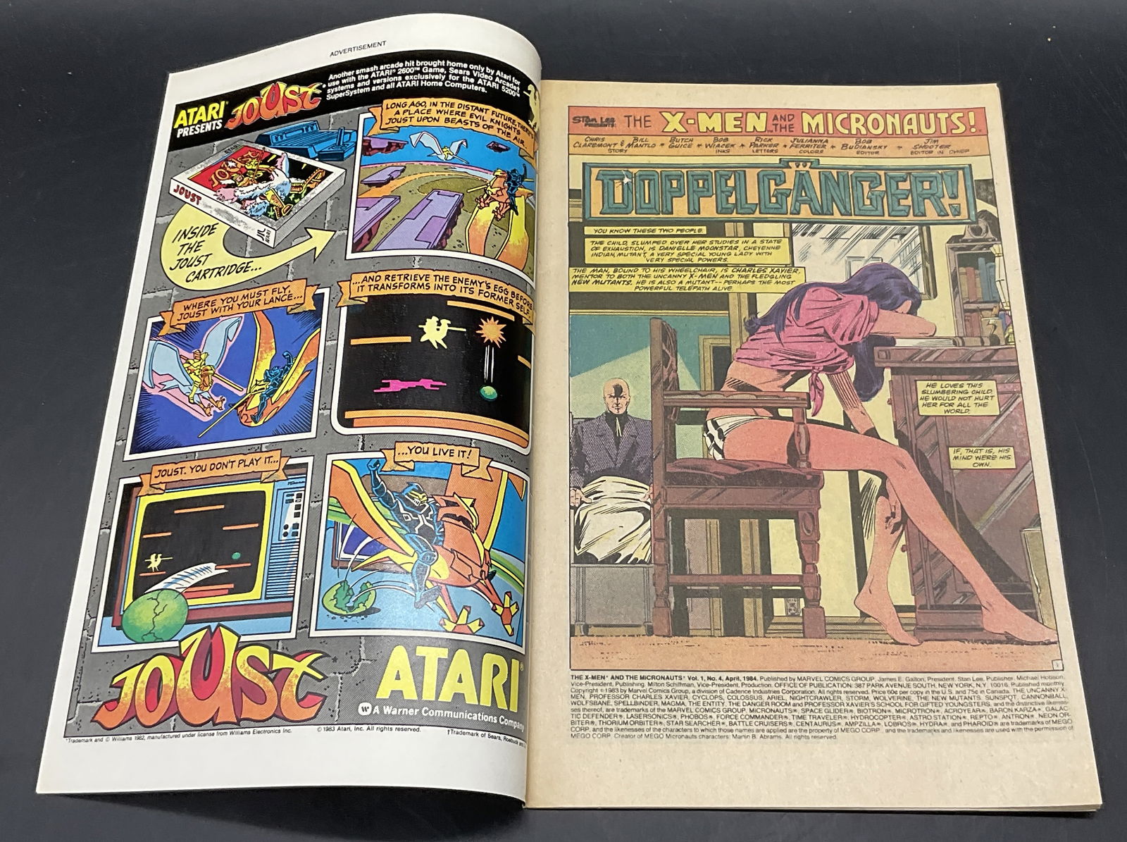 1984 X-Men & The Micronauts Vol. 1 #4 Illustr Comic (1 of 8)