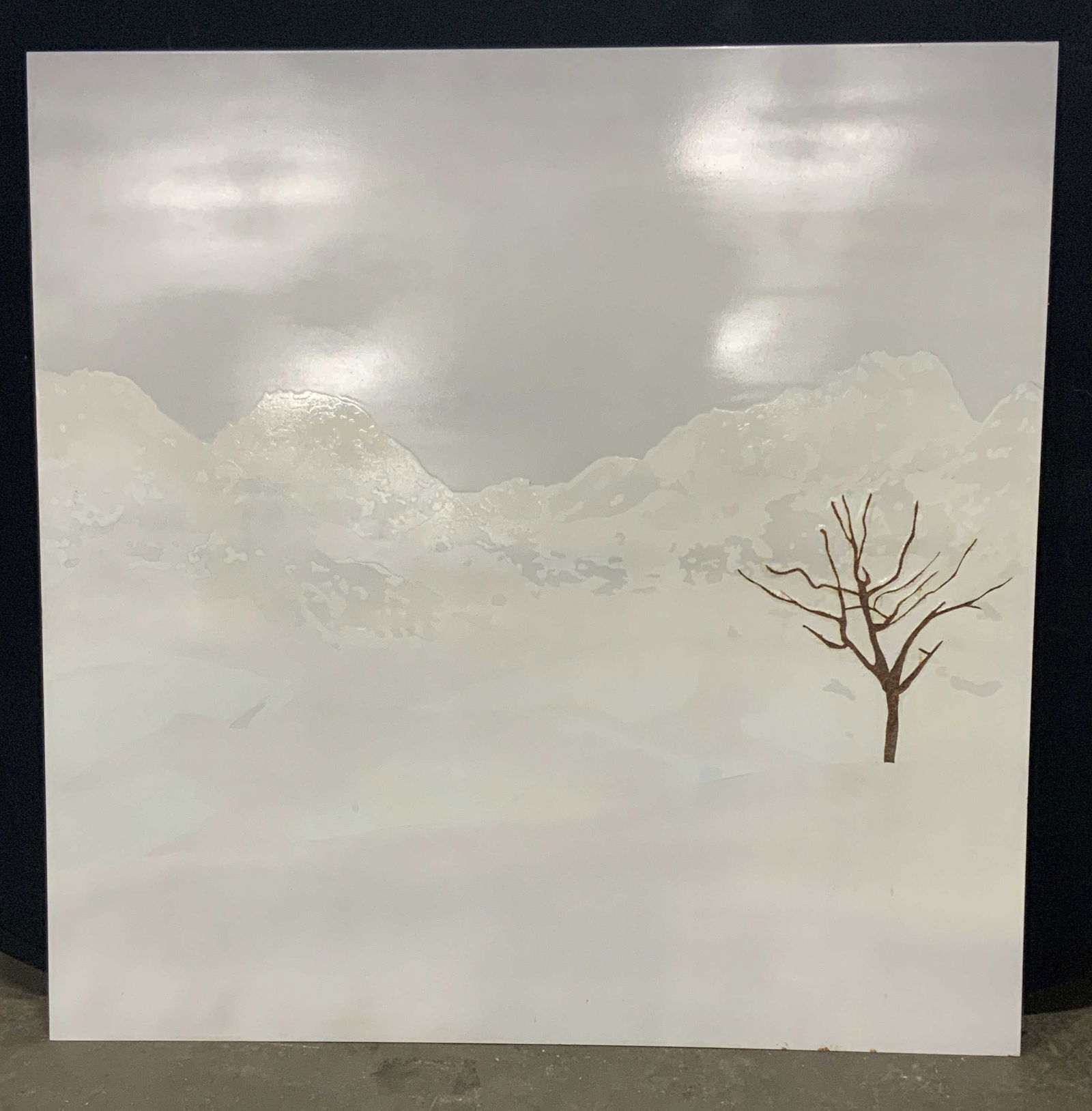 Large Metal Winter Rusted Tree Artwork 2003 (1 of 11)