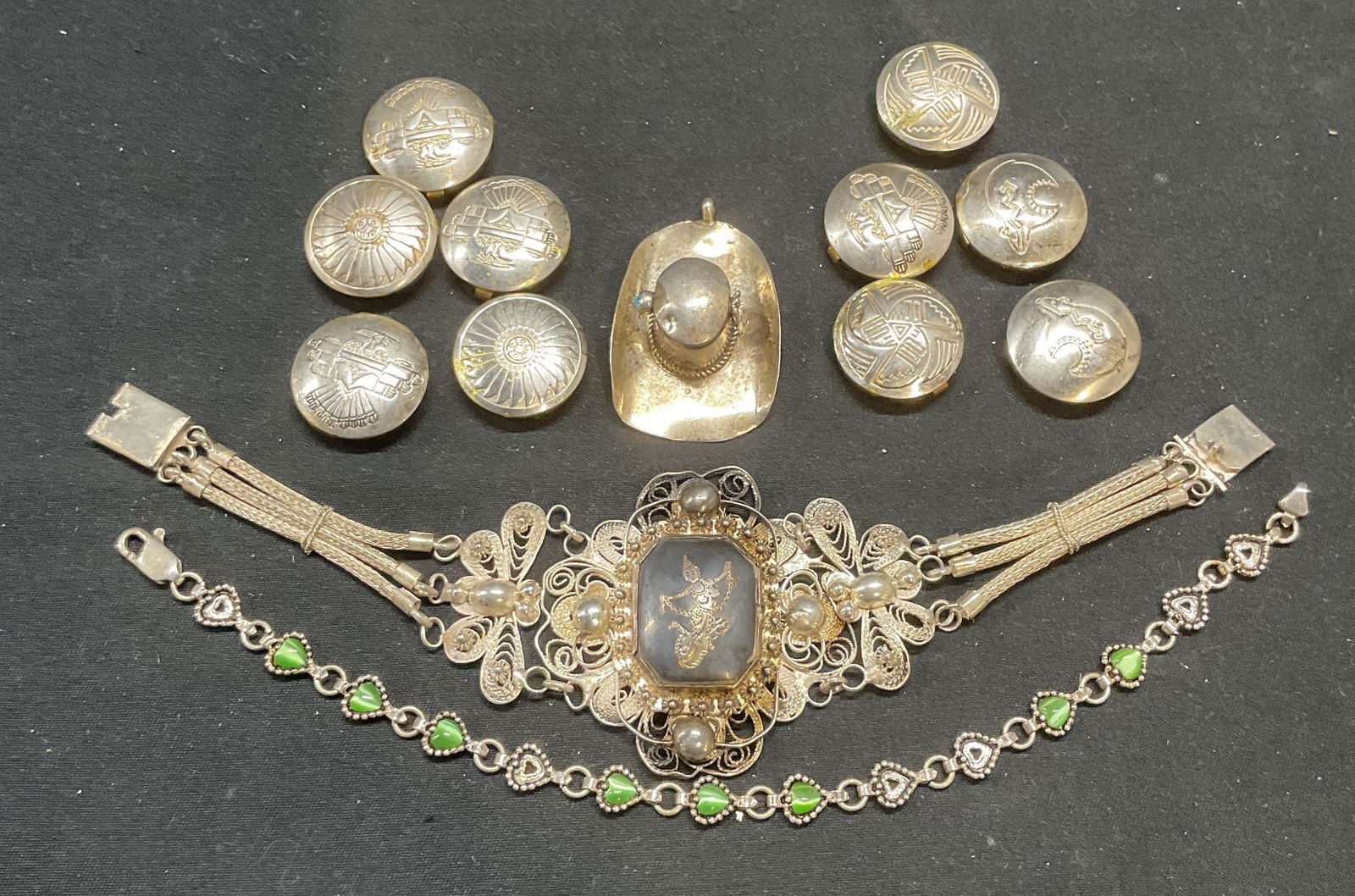 Group Vntg Sterling Silver jewelry & Accessories (1 of 10)