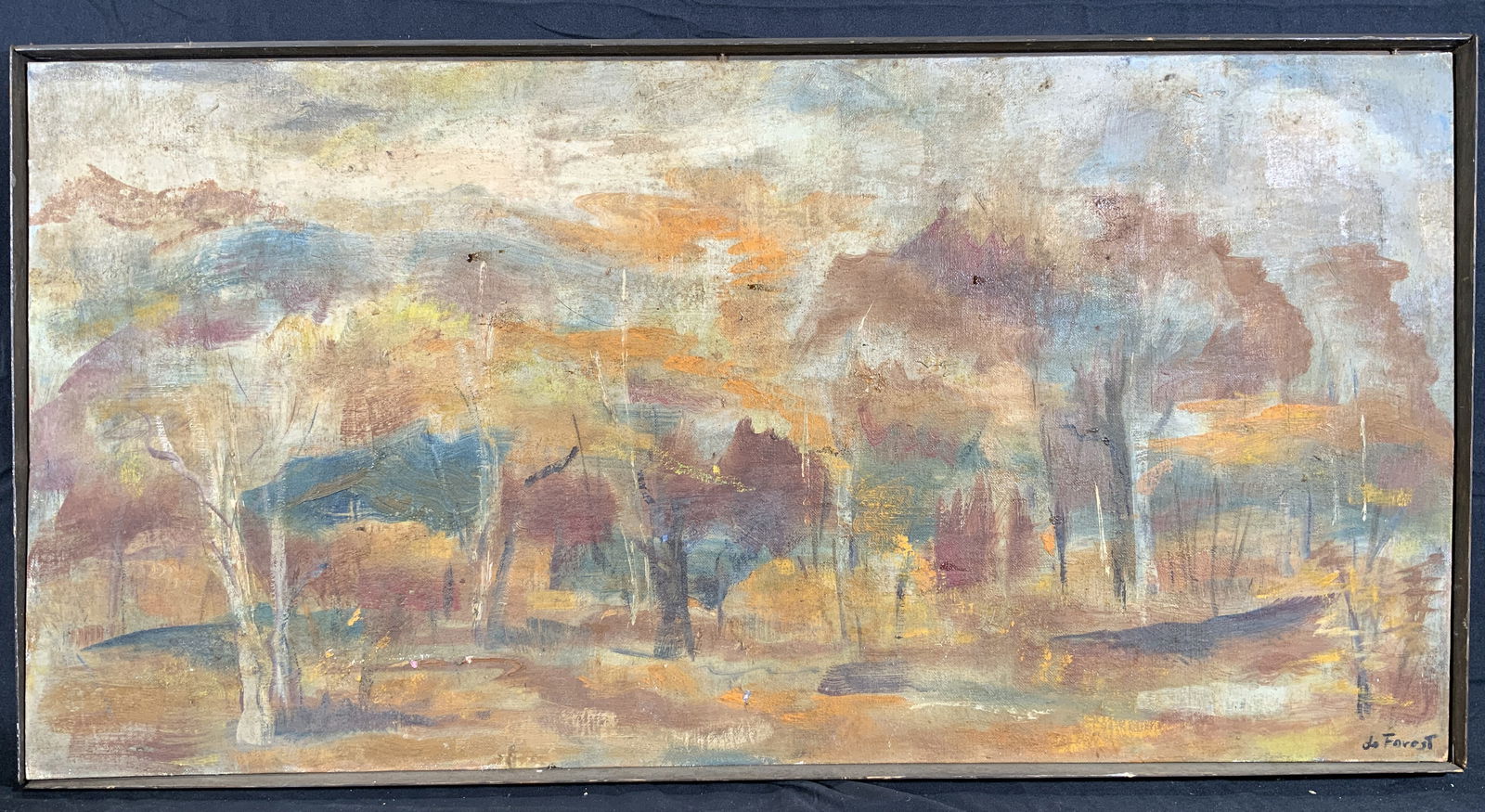 Harriet De Forest Autumn Framed Oil Painting (1 of 12)